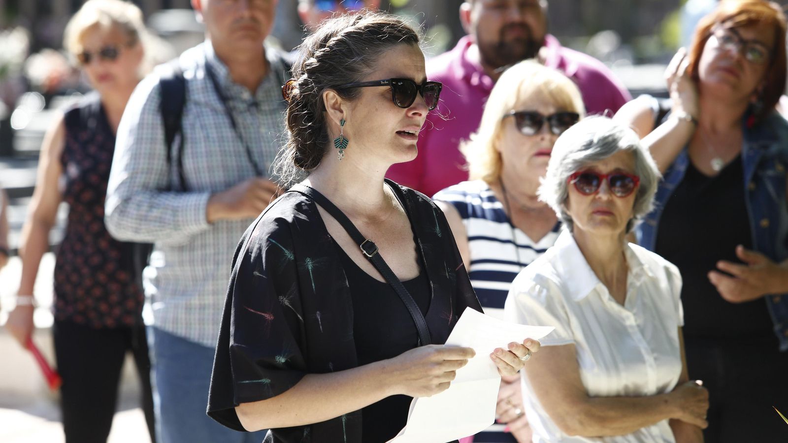 Pepa Ibáñez pronuncia su emotivo discurso en honor a su padre, Chicho Ibáñez Serrador.