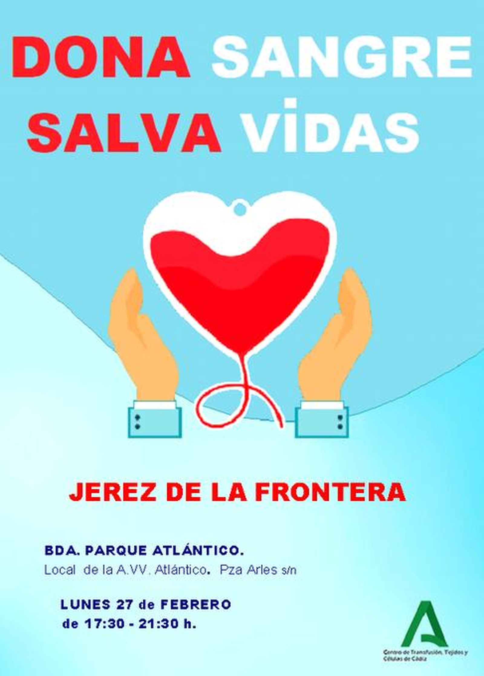 Cartel de la donación de sangre