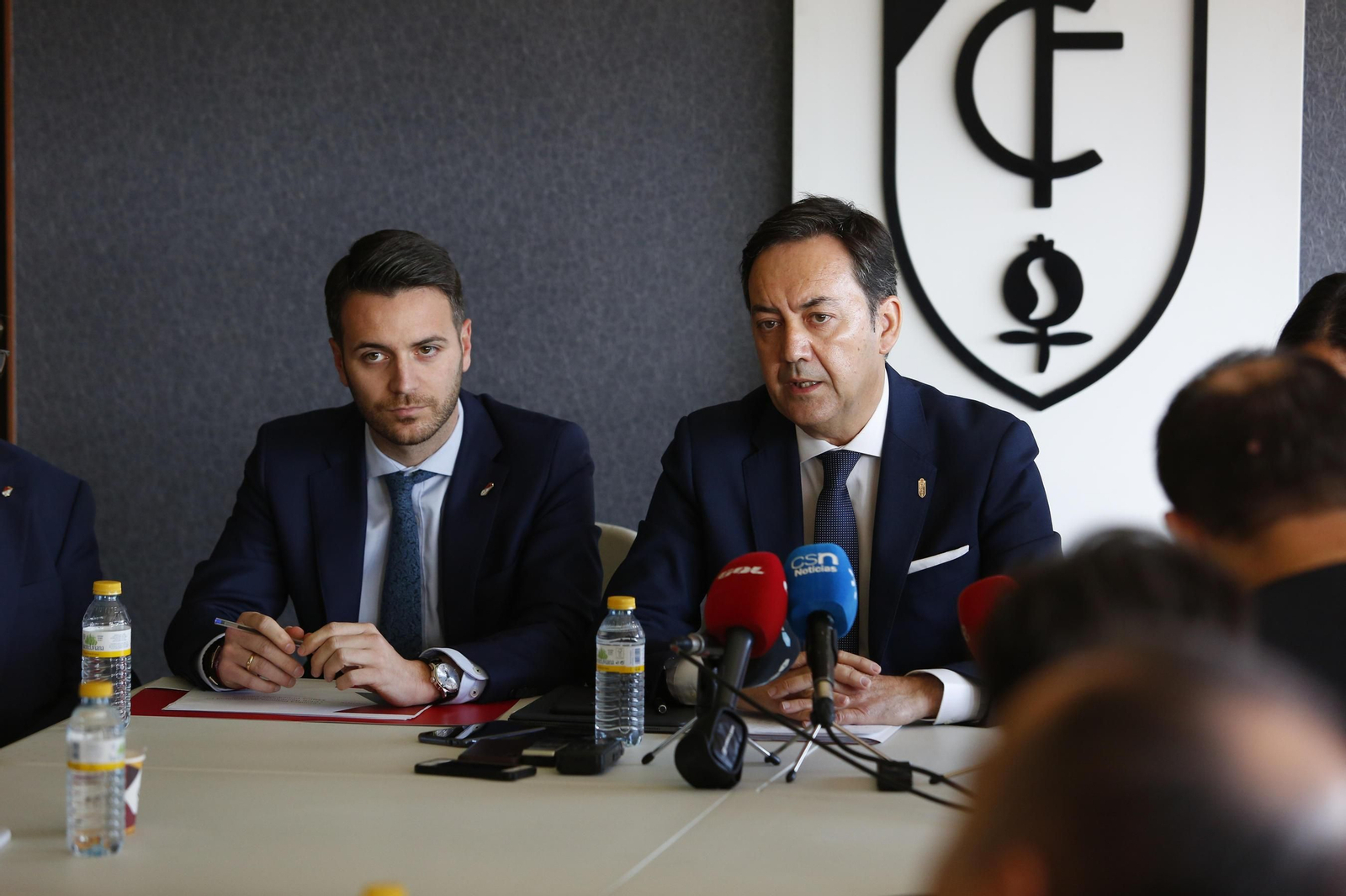 Fran Sánchez junto a Antonio Fernández Monterrubio. Fran Sánchez junto a Antonio Fernández Monterrubio.