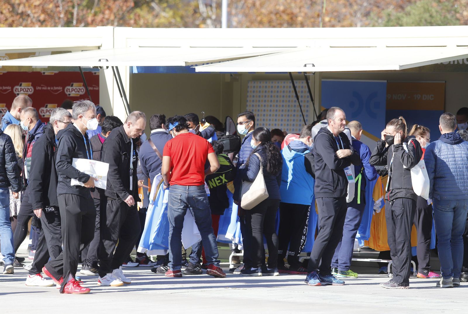 Imágenes del primer día de competición del Mundial senior de bádminton de Huelva 2021