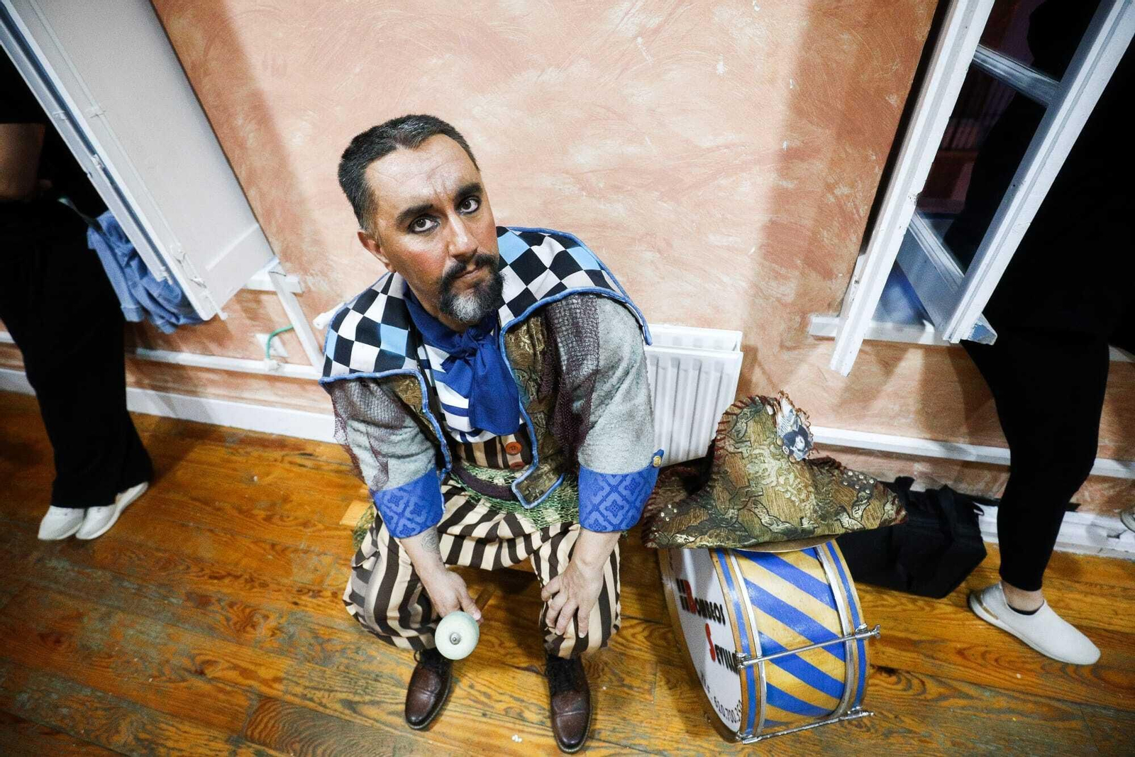 Ambiente en camerinos