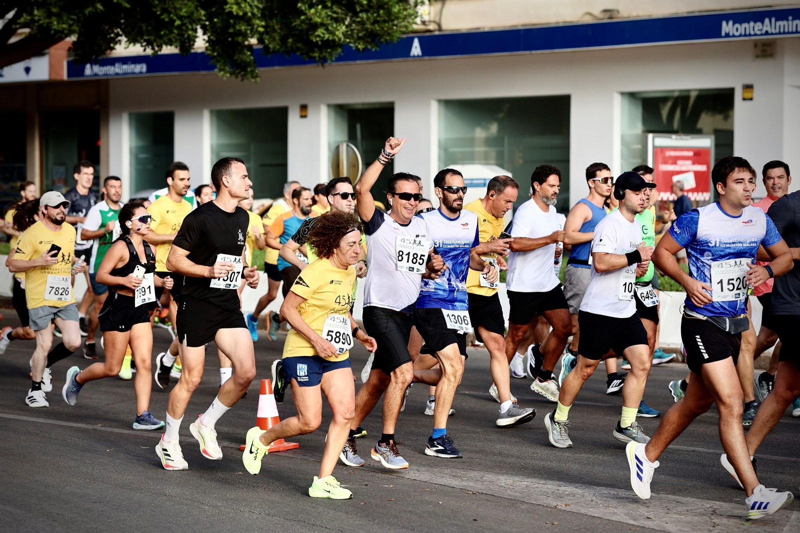 Corredores durante la carrera.