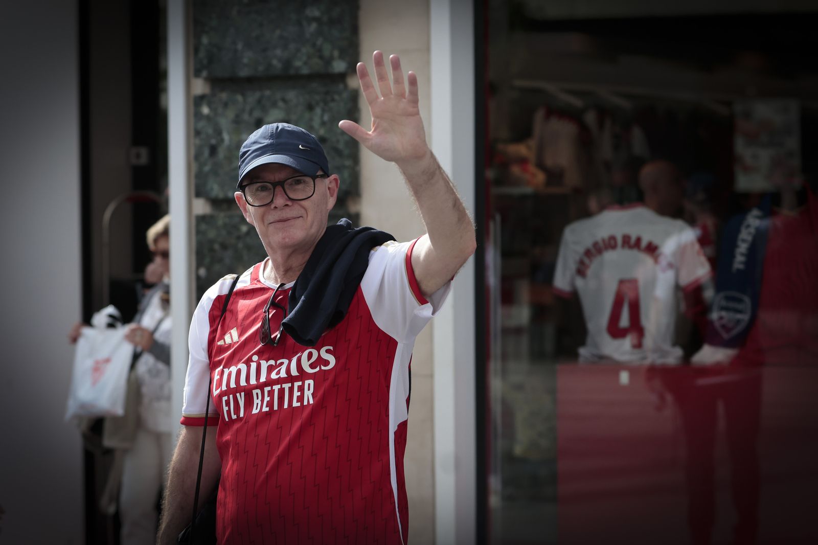 Aficionados del Arsenal en Sevilla