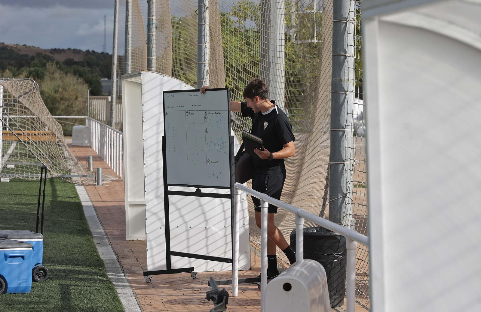 Fotos del entrenamiento del Algeciras CF en La Menacha