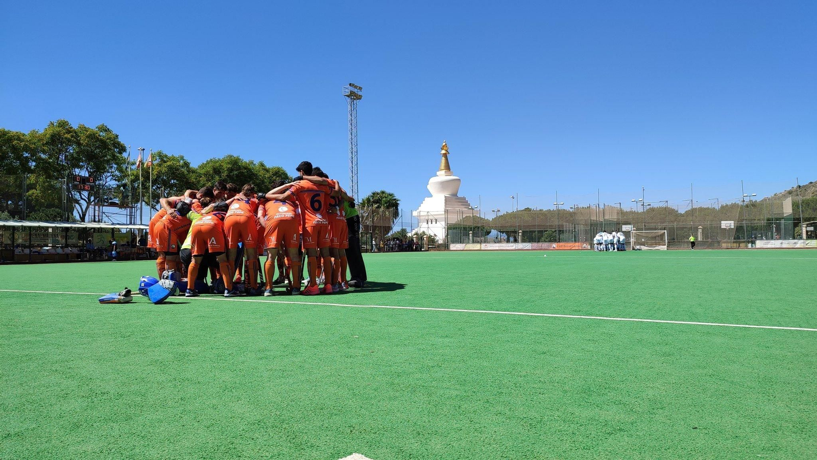 Los jugadores del Benalmádena.