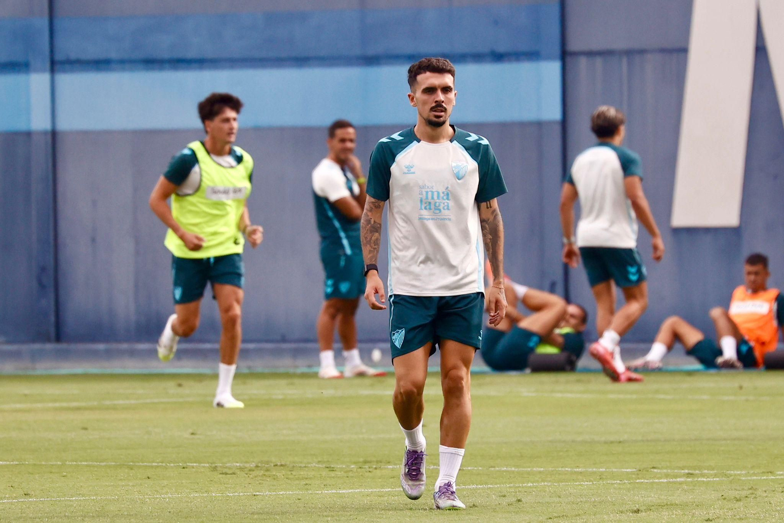 Rafita, del filial, novedad en el entrenamiento ante la baja de Carlos Puga