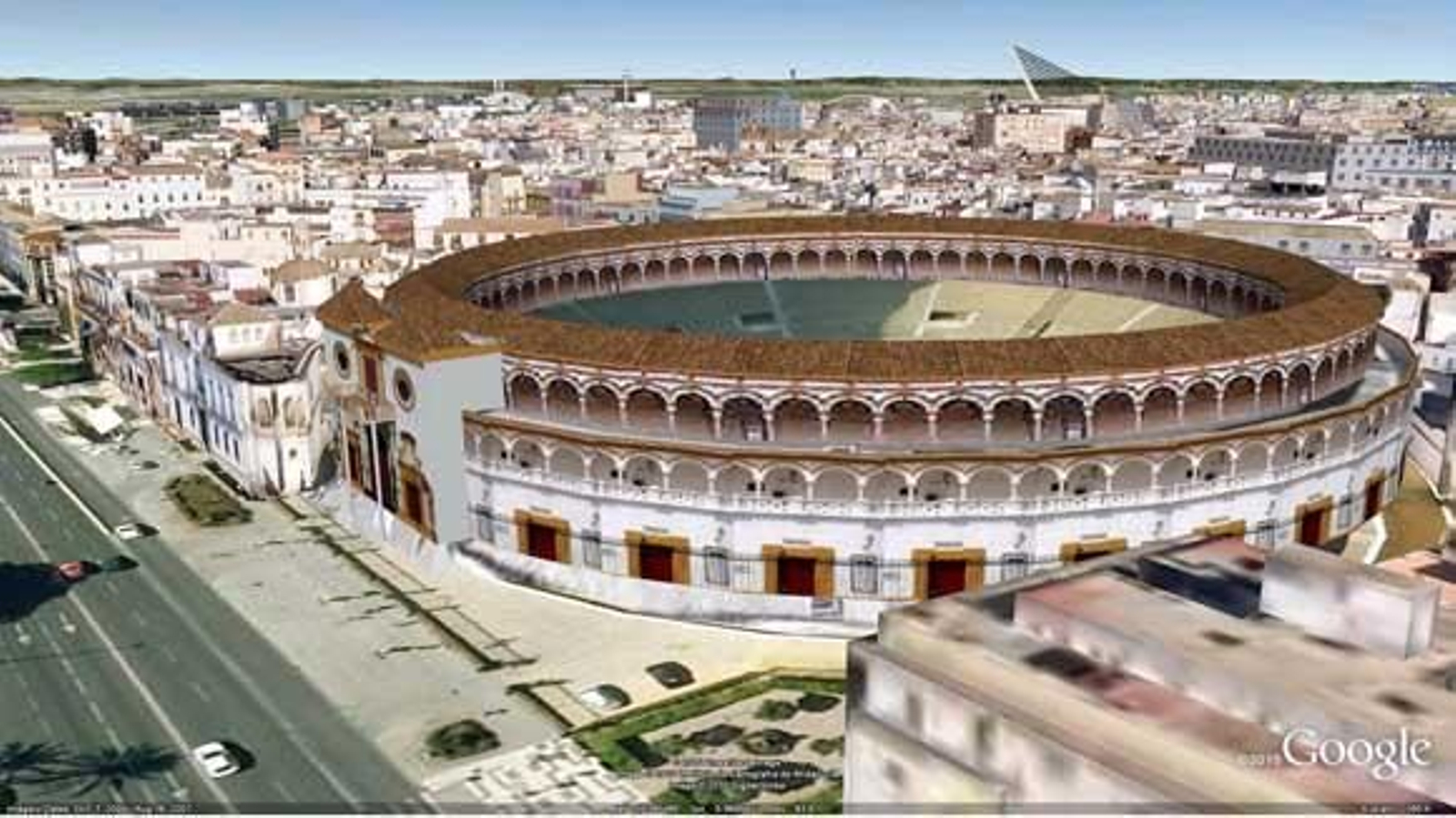 Sevilla desde Google Earth