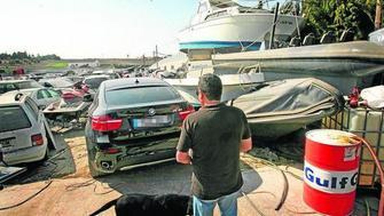 Depósito judicial de Almería, en el que se acumulan 1.842 vehículos cuyos gastos asume la Junta.