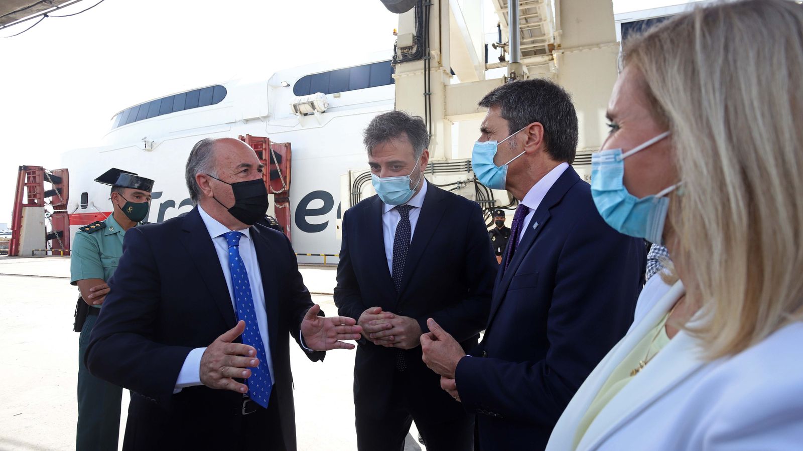 Fotos de las temporeras marroquíes en el puerto de Algeciras