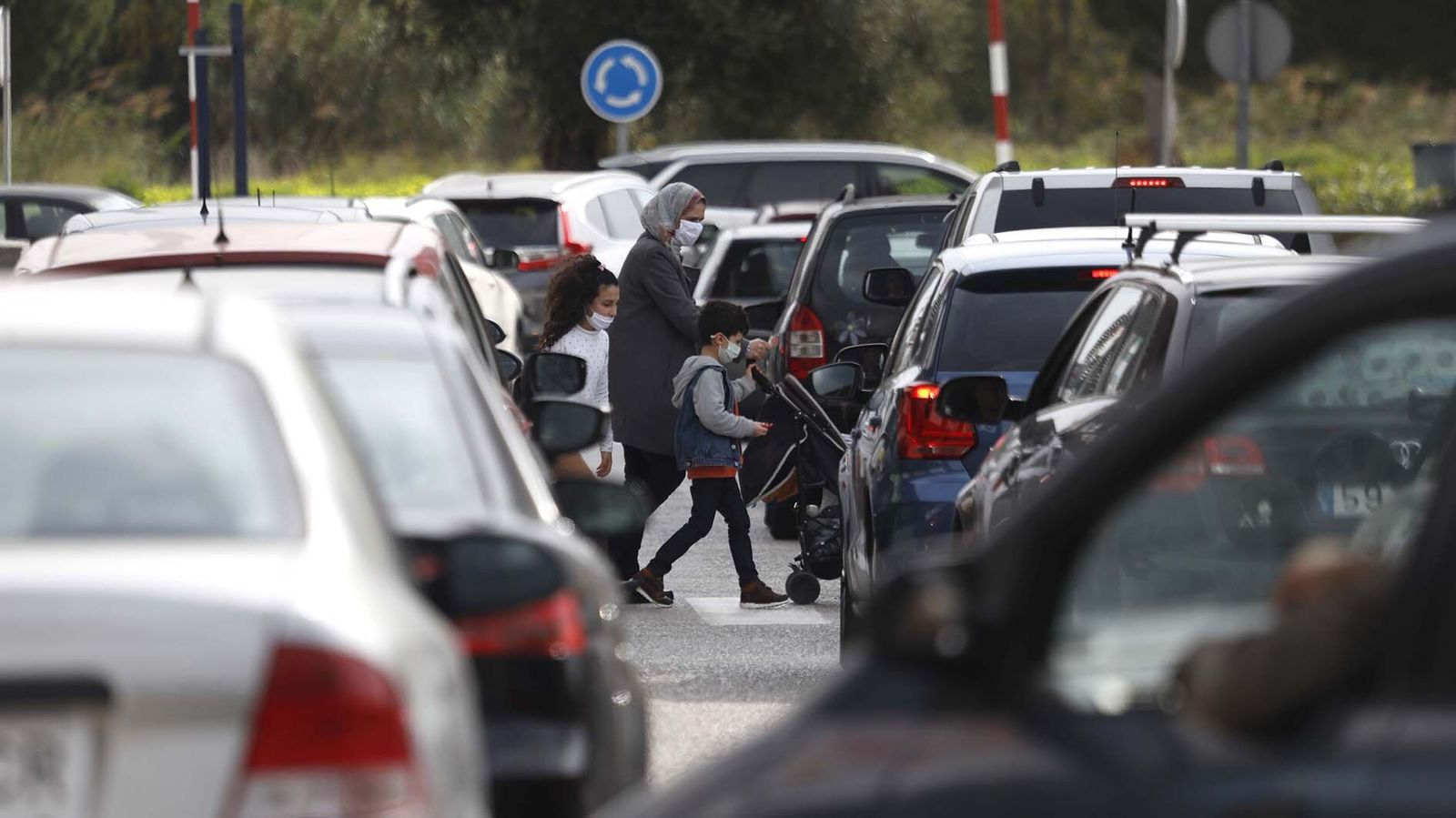 Las fotos del polígono de Palmones, tras el levantamiento del cierre  perimetral de Algeciras y Castellar