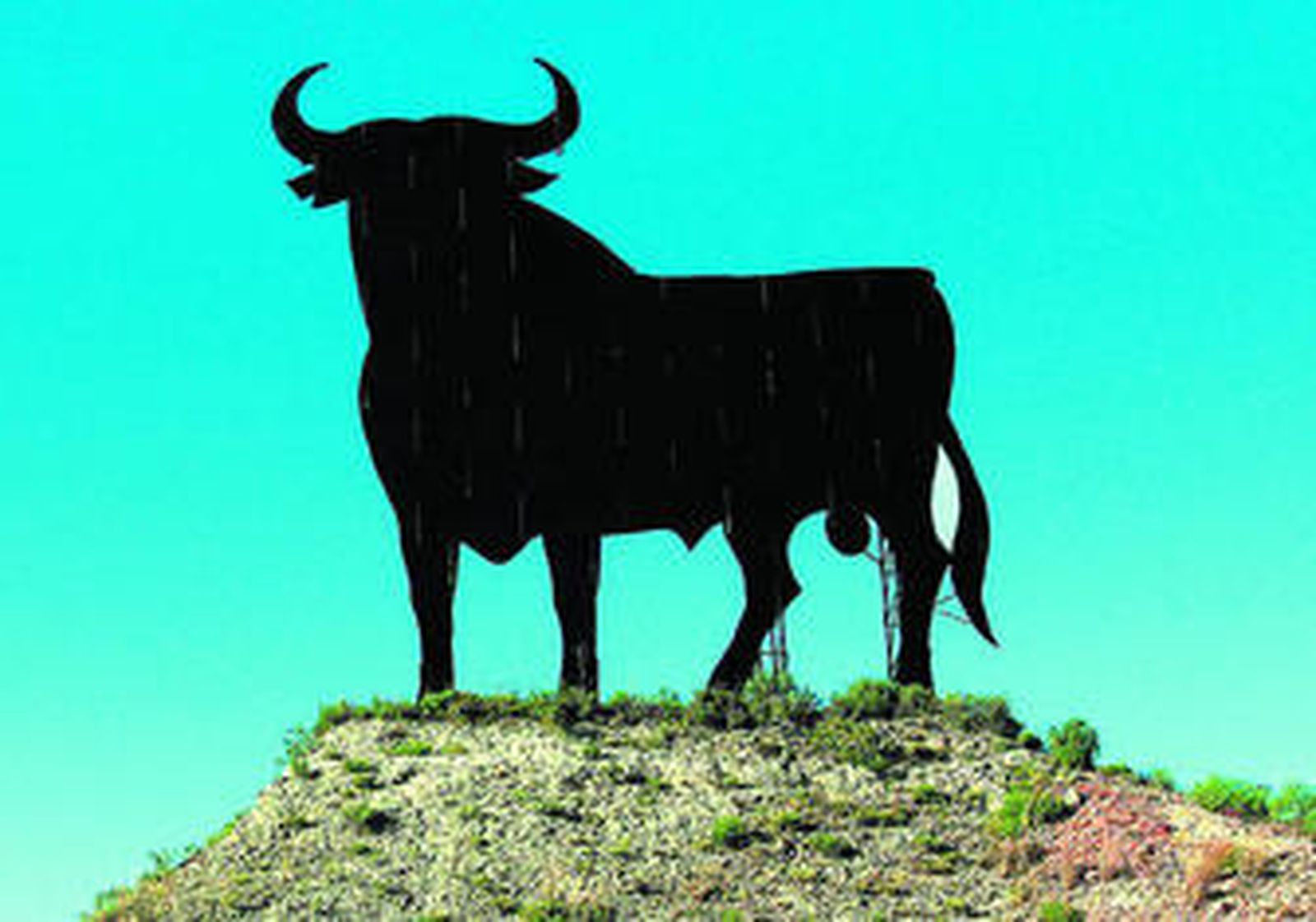 El Toro de Osborne, el icono más conocido del célebre diseñador portuense Manolo Prieto.