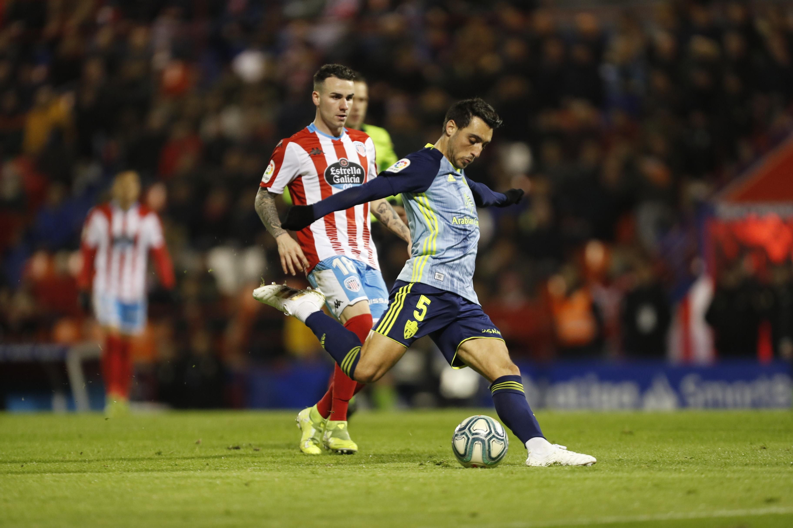 Aguza inició el año como titular cuajando un gran partido en Lugo