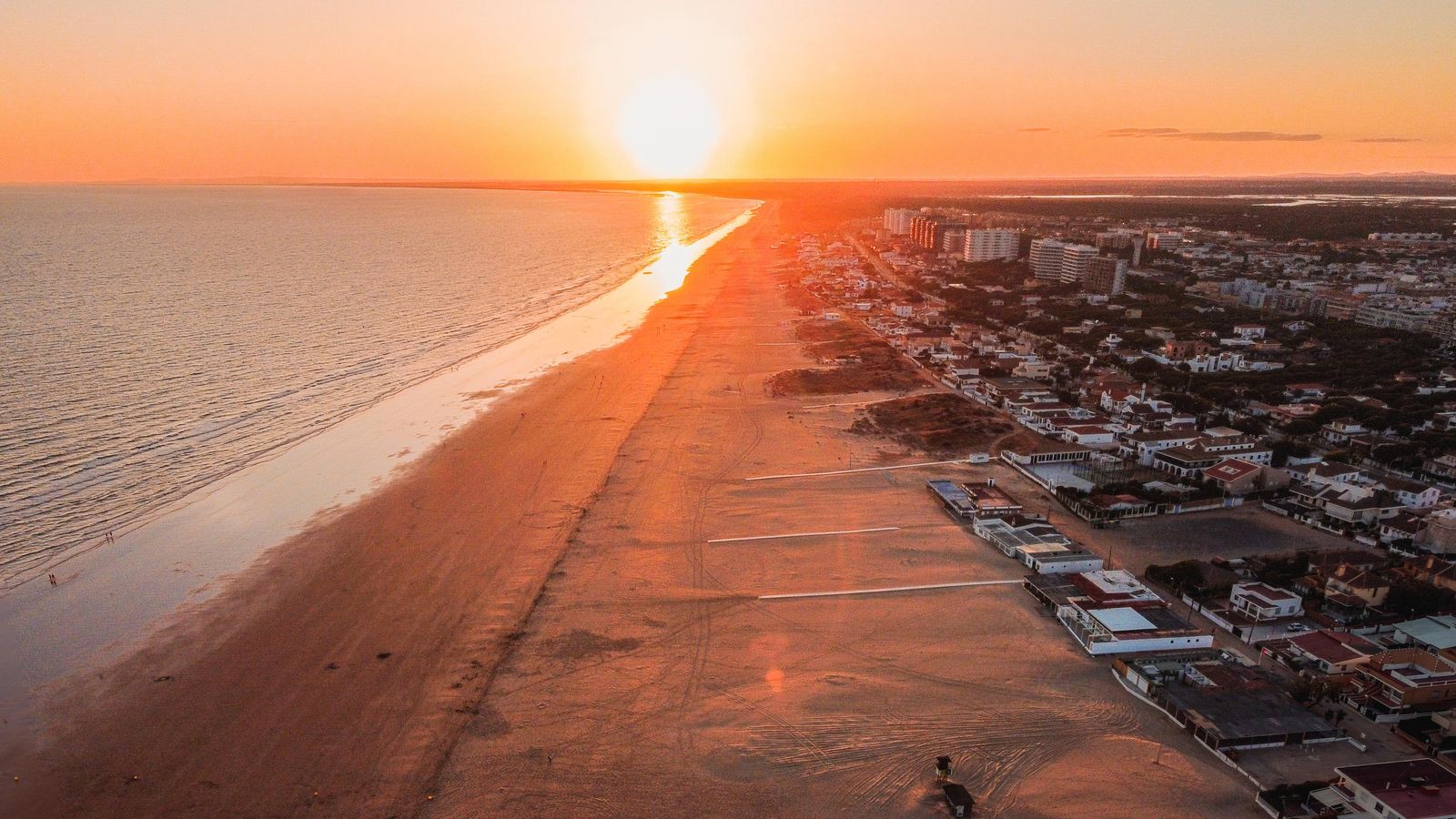 La Costa de Huelva a vista de pájaro