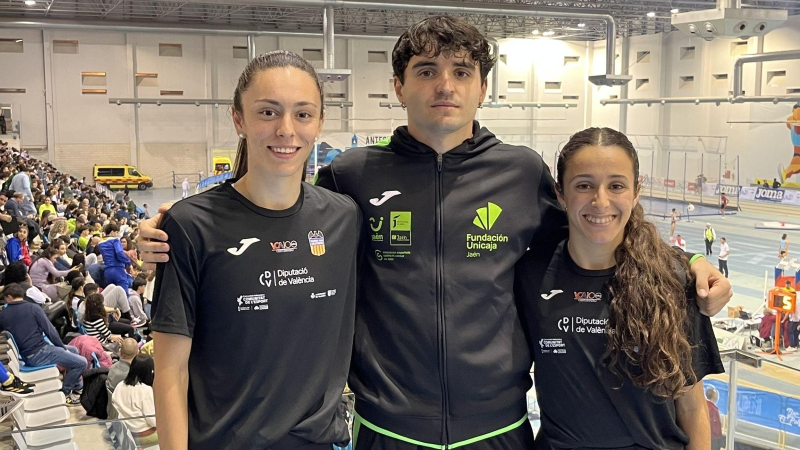Ana Prieto, PAblo Montalvo y Marina Delgado, en Madrid