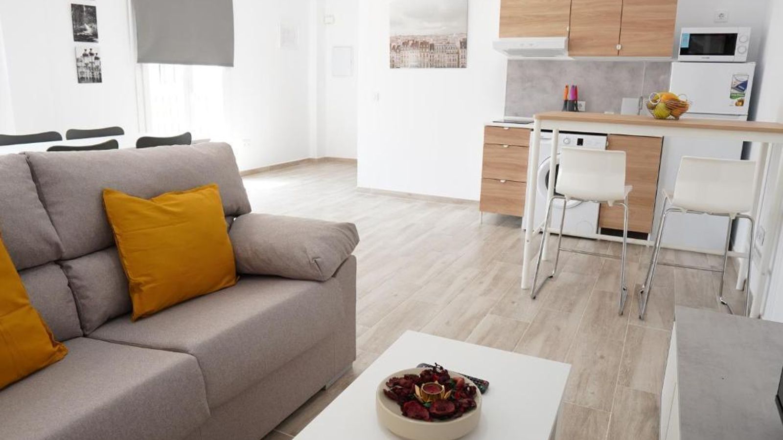 Uno de los apartamentos.