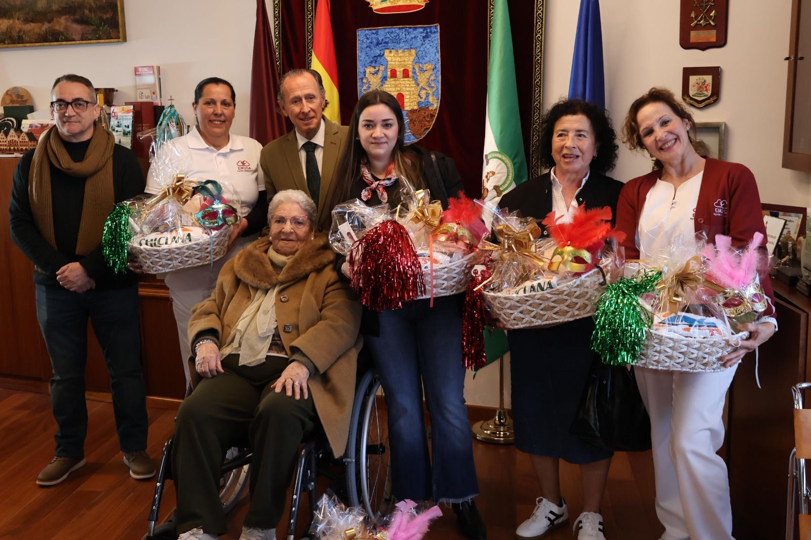 Un momento de la entrega de premios.