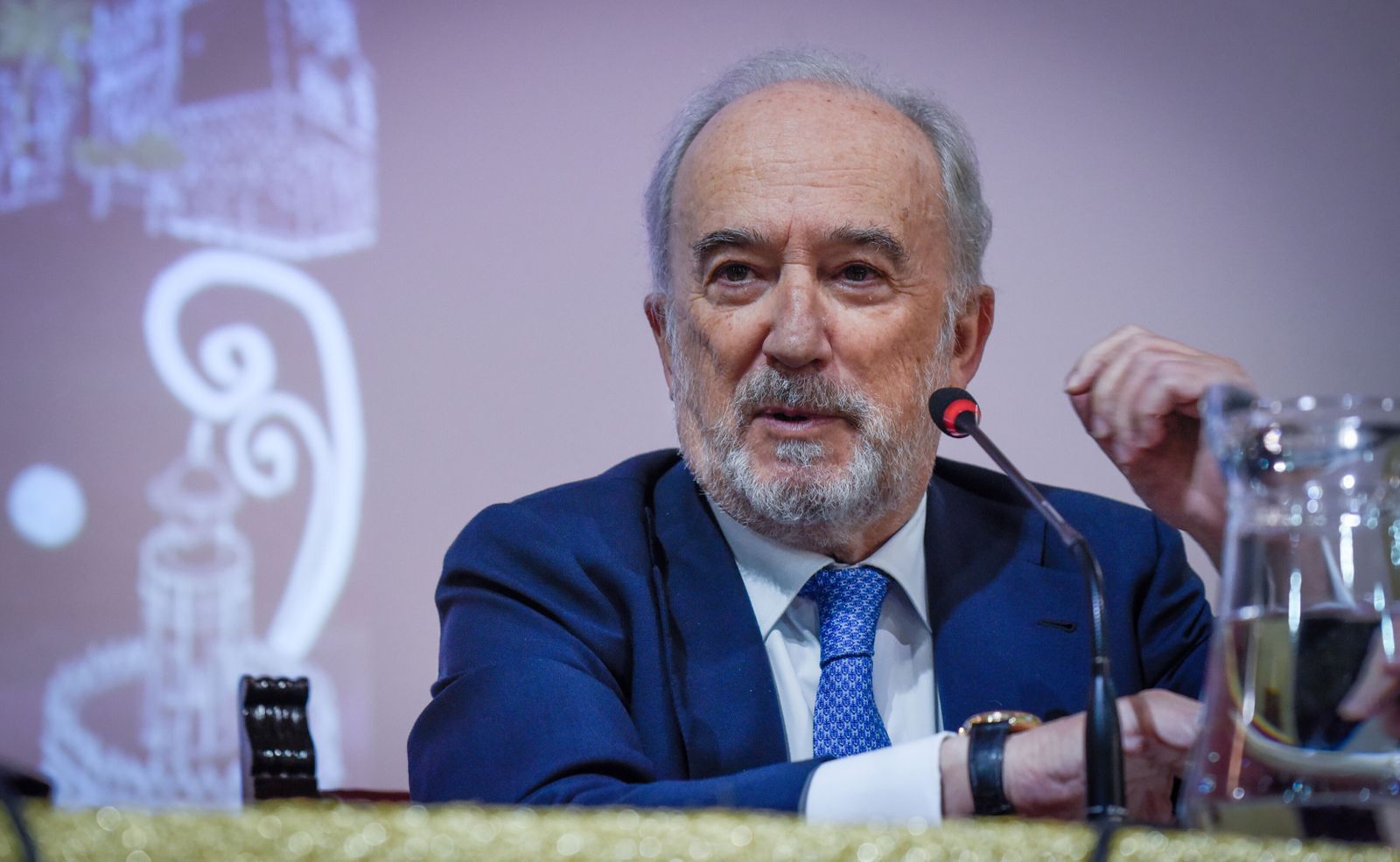 Santiago Muñoz, director de la RAE, durante su intervención en la jornada de la UIMP.