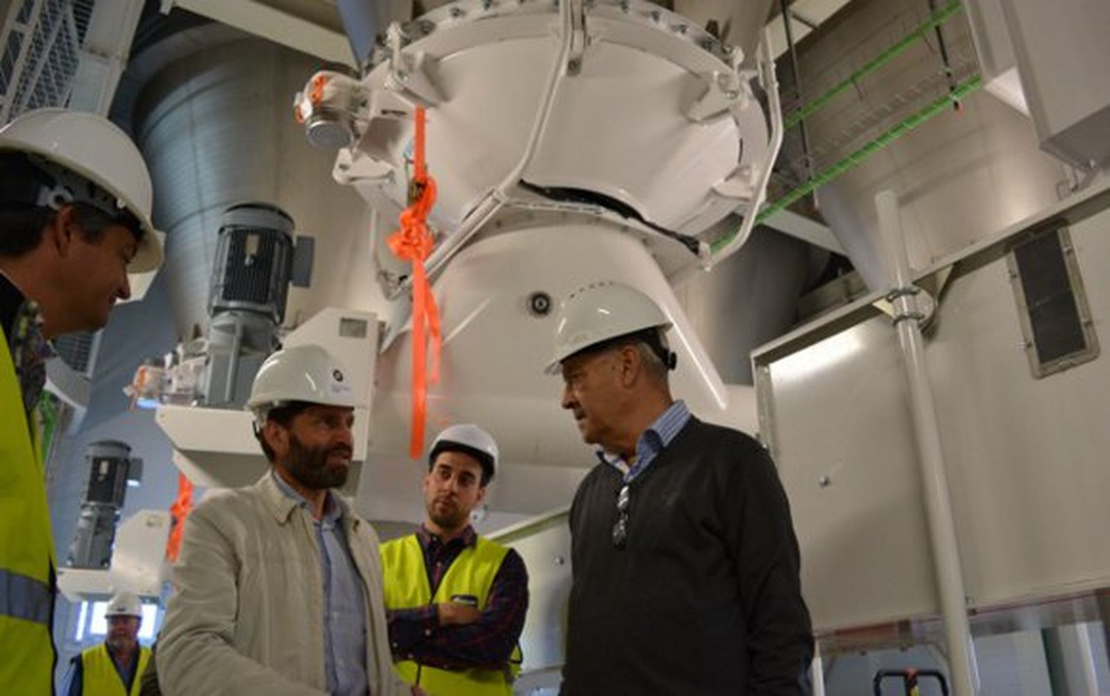 Visita técnica a la ampliación de Harinera Vilafranquina antes de su inauguración