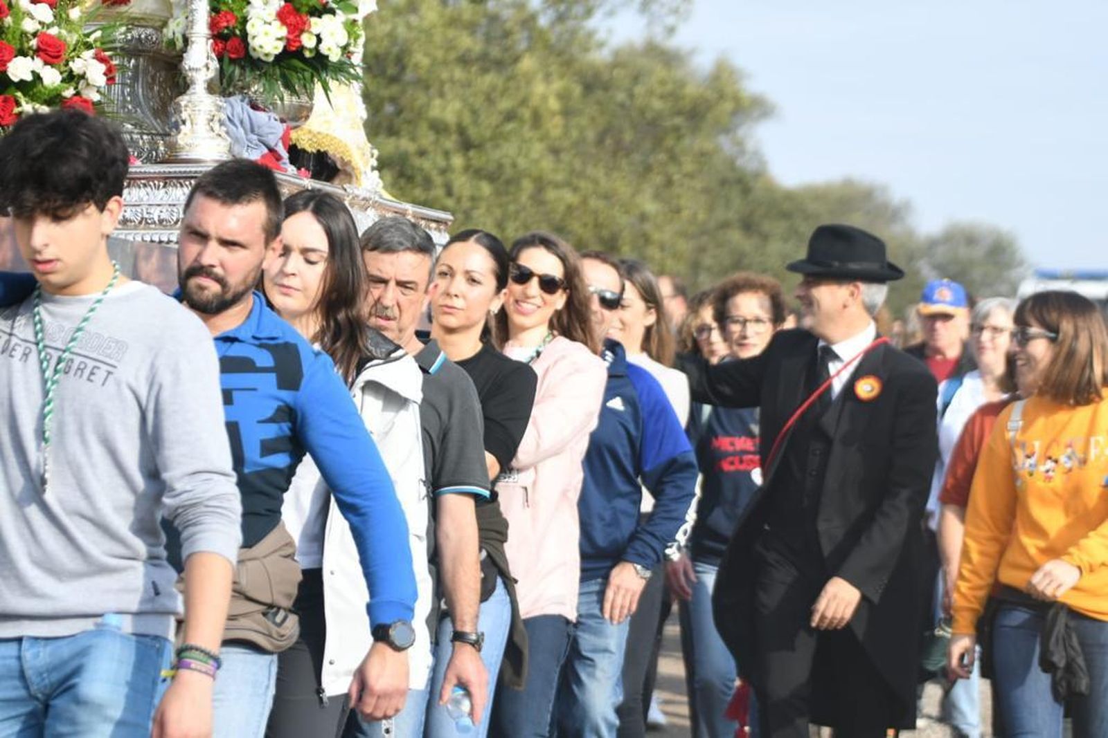 La despedida de la Virgen de Luna en Pozoblanco, en fotografías