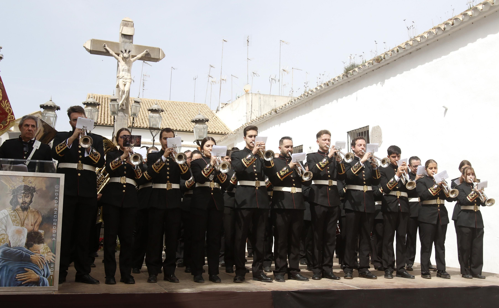 El concierto de marchas procesionales en honor al Señor de la Humidad y Paciencia de Córdoba, en imágenes
