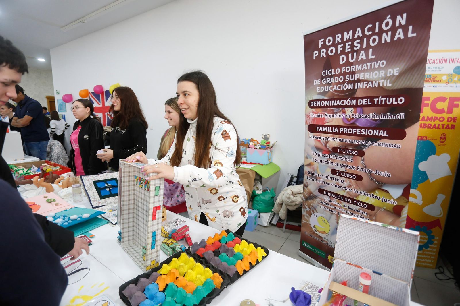 Las fotos de la XIII Feria de Ciclos Formativos Campo de Gibraltar en el Palacio de Congresos de La Línea