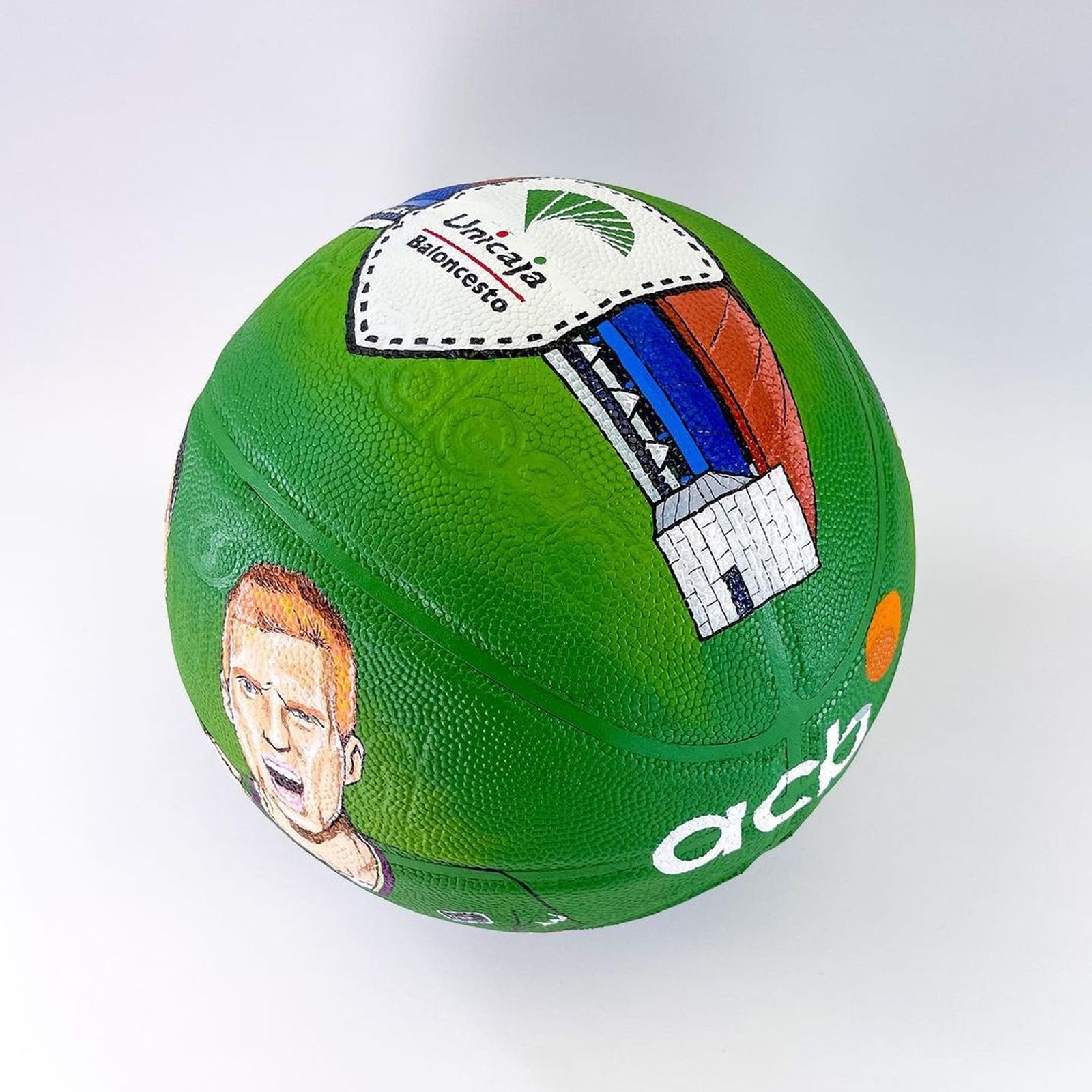 Un balón espectacular: las caras de Alberto, Jaime, Barreiro y Brizuela con el Carpena