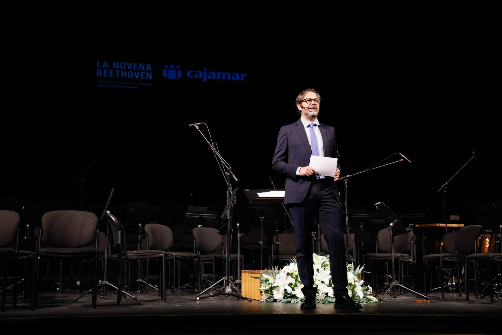 Imágenes de la novena Beethoven interpretado por la OCAL y Orfeón para Cajamar