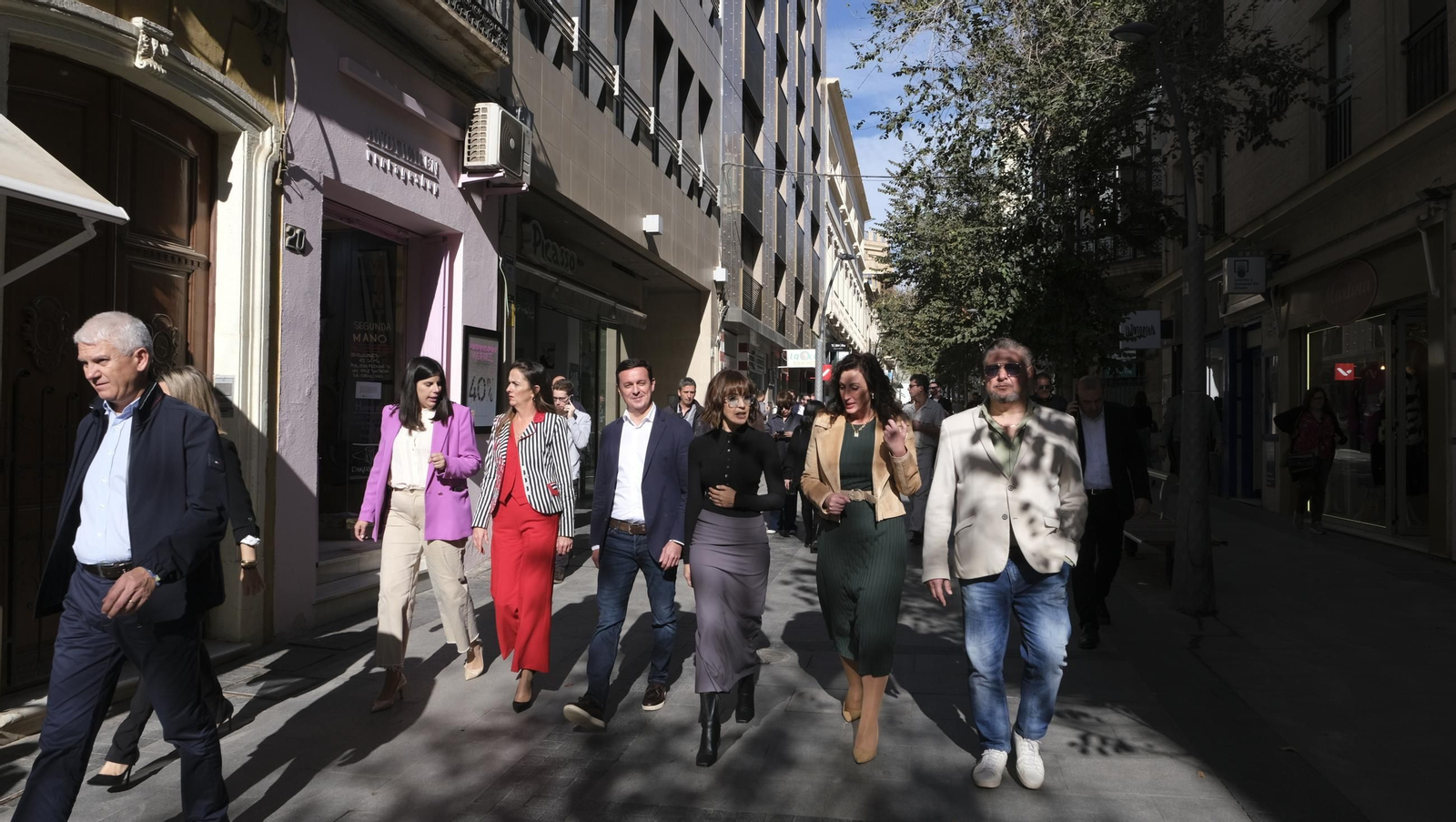 Verónica Sánchez, una estrella de FICAL en el Paseo de la Fama de Almería, en imágenes