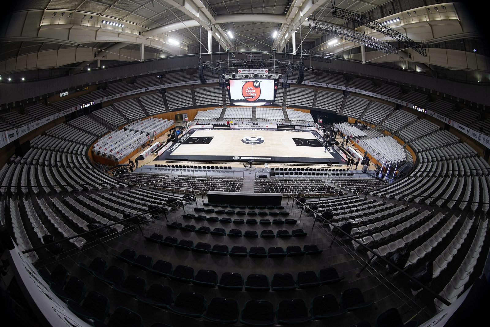 Perspectiva del Palau Olimpic.