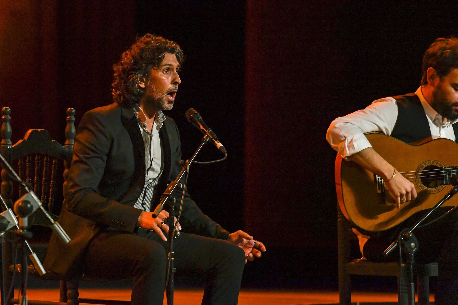 Arcángel durante un concierto en Granada.