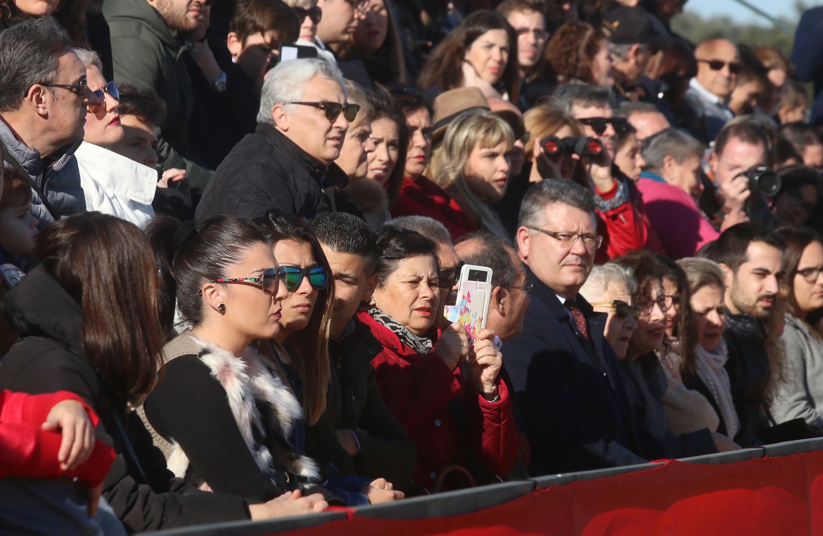 Parada militar en la base de Cerro Muriano por el Día de la Inmaculada