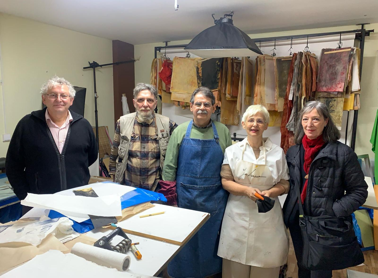 El equipo de tutores de las becas residencia en Jaén.