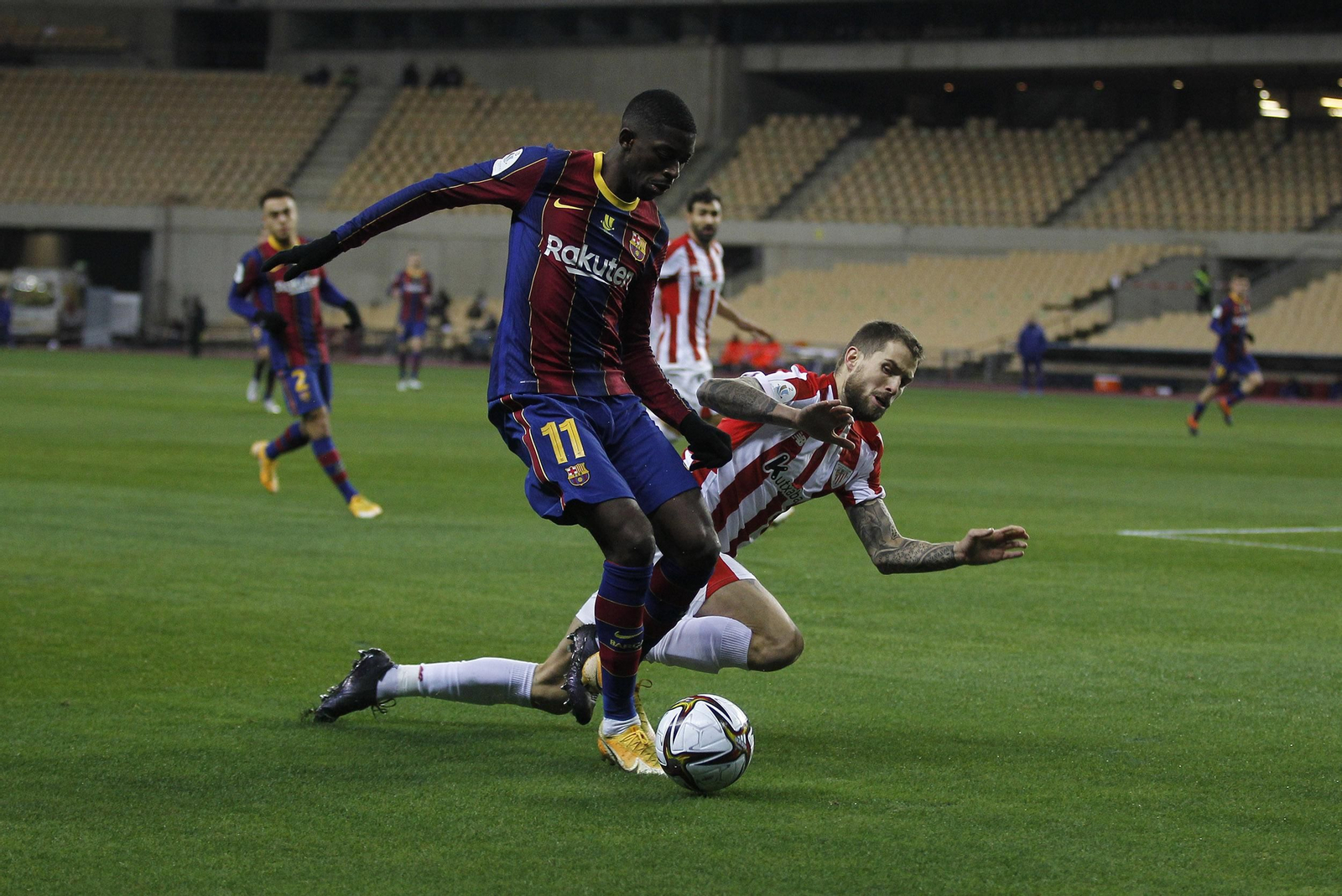 Las imágenes de la final de la Supercopa en Sevilla