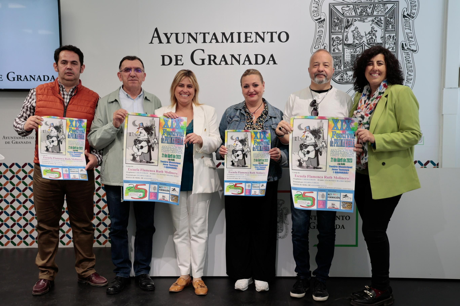 Presentación del festival en el Ayuntamiento de Granada.