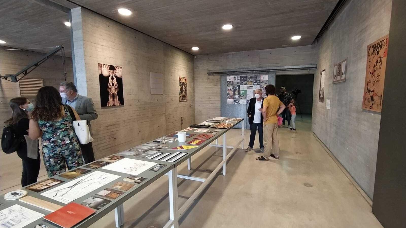 Parte de la muestra colectiva expuesta en los espacios del C3A