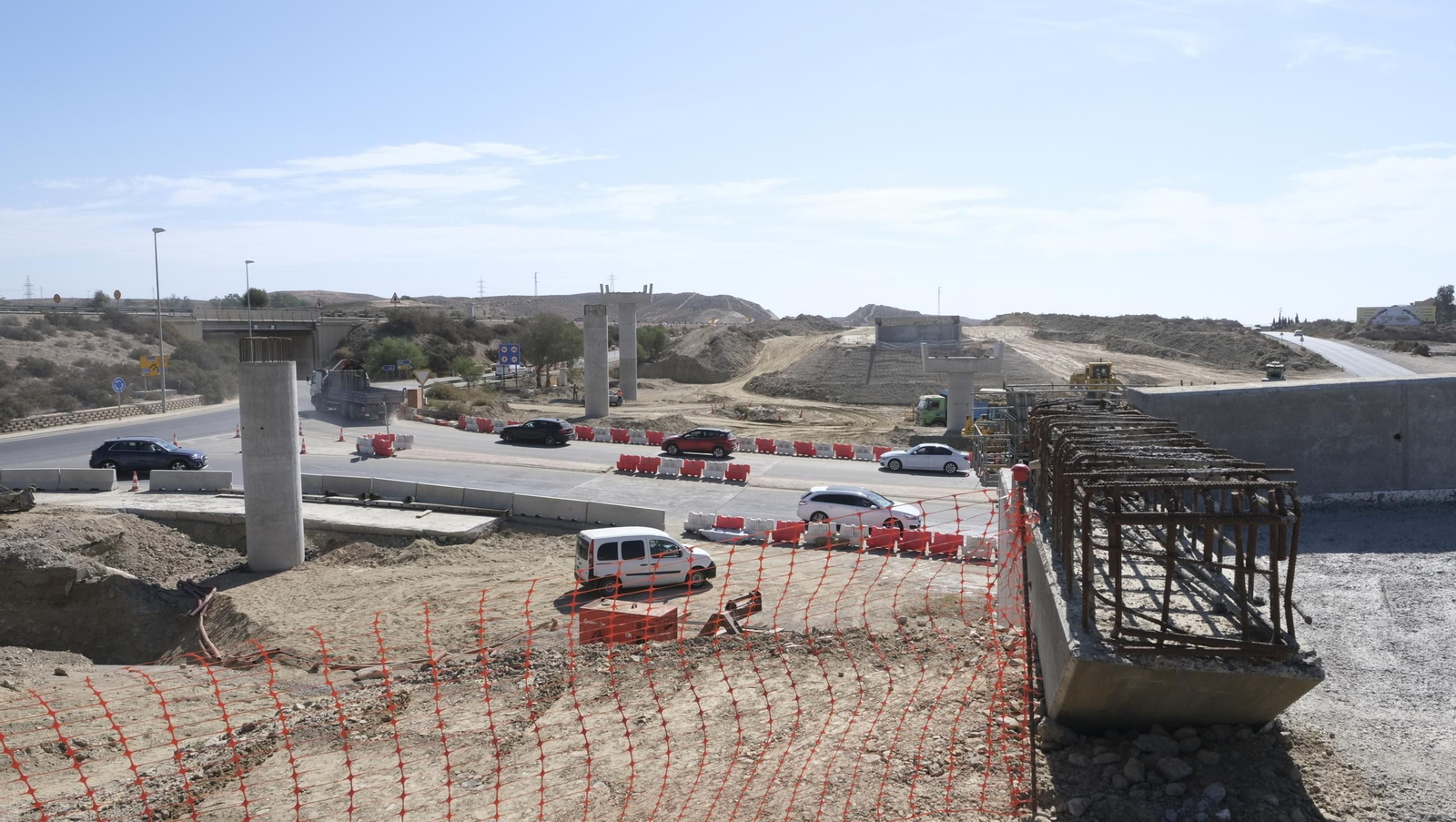 Las obras del nuevo enlace de Viator, en imágenes