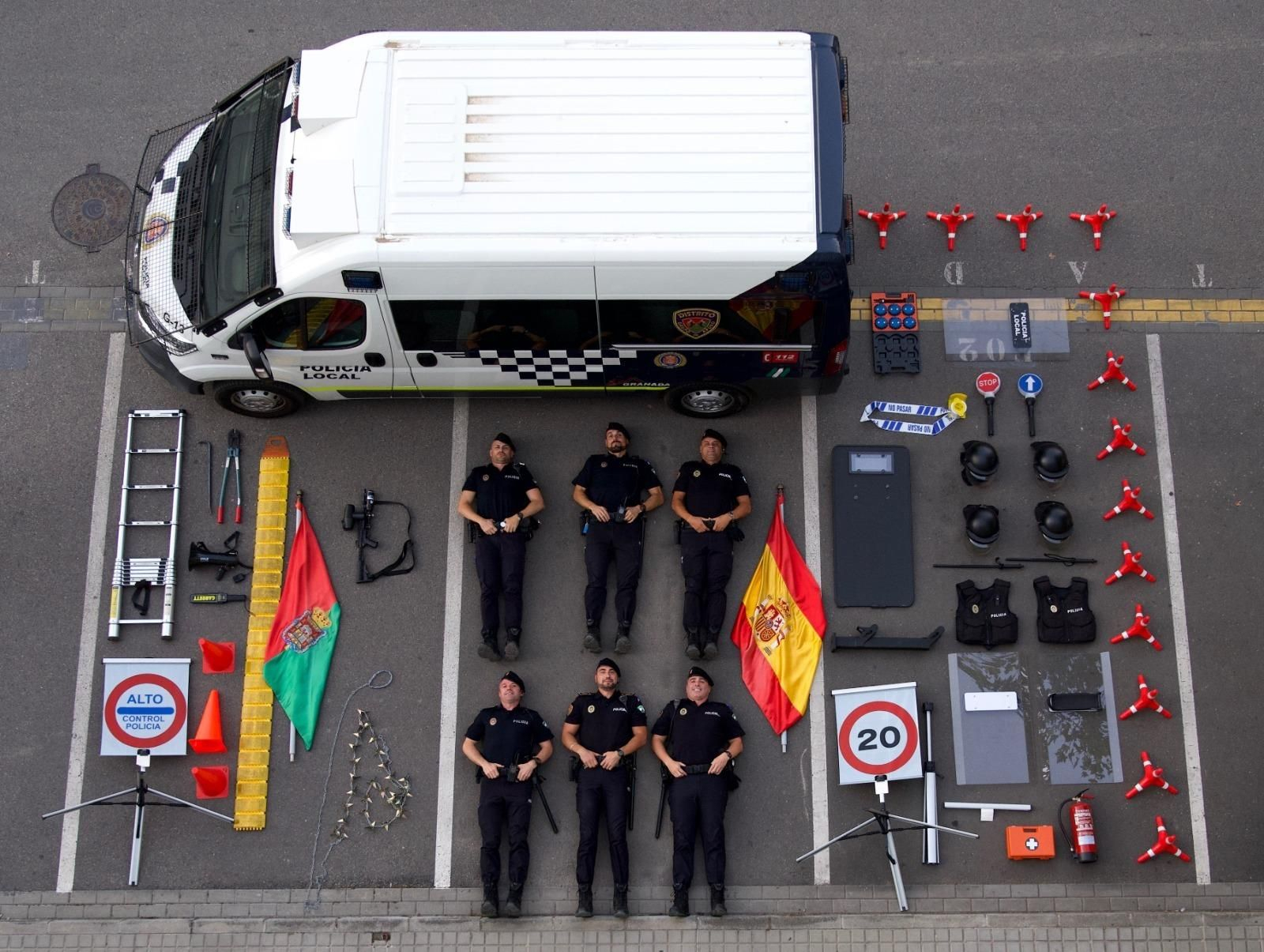 Pantalla final del Tetris Challenge de la Policía Local de Granada.