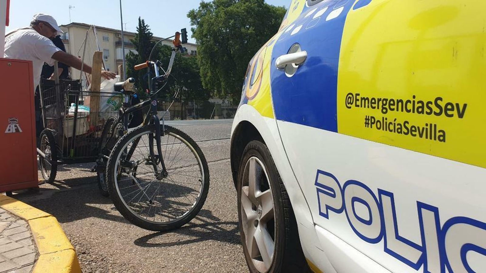 El dispositivo de la Policía Local.