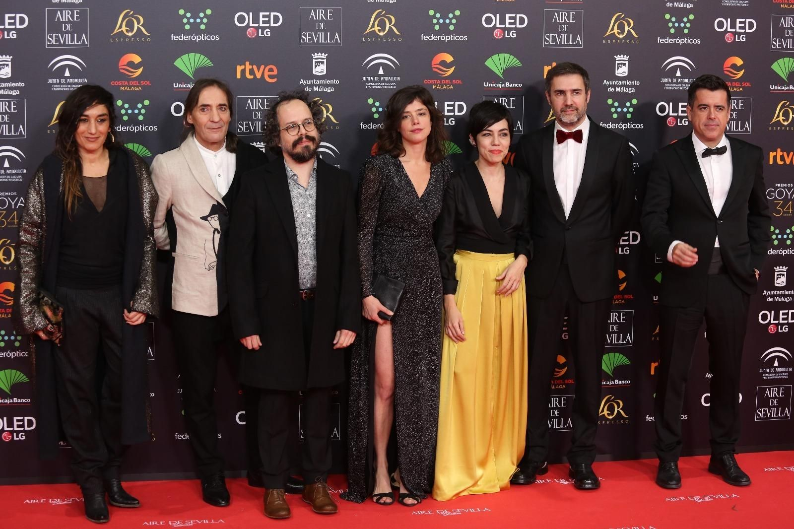 La alfombra roja de los Goya 2020 en Málaga