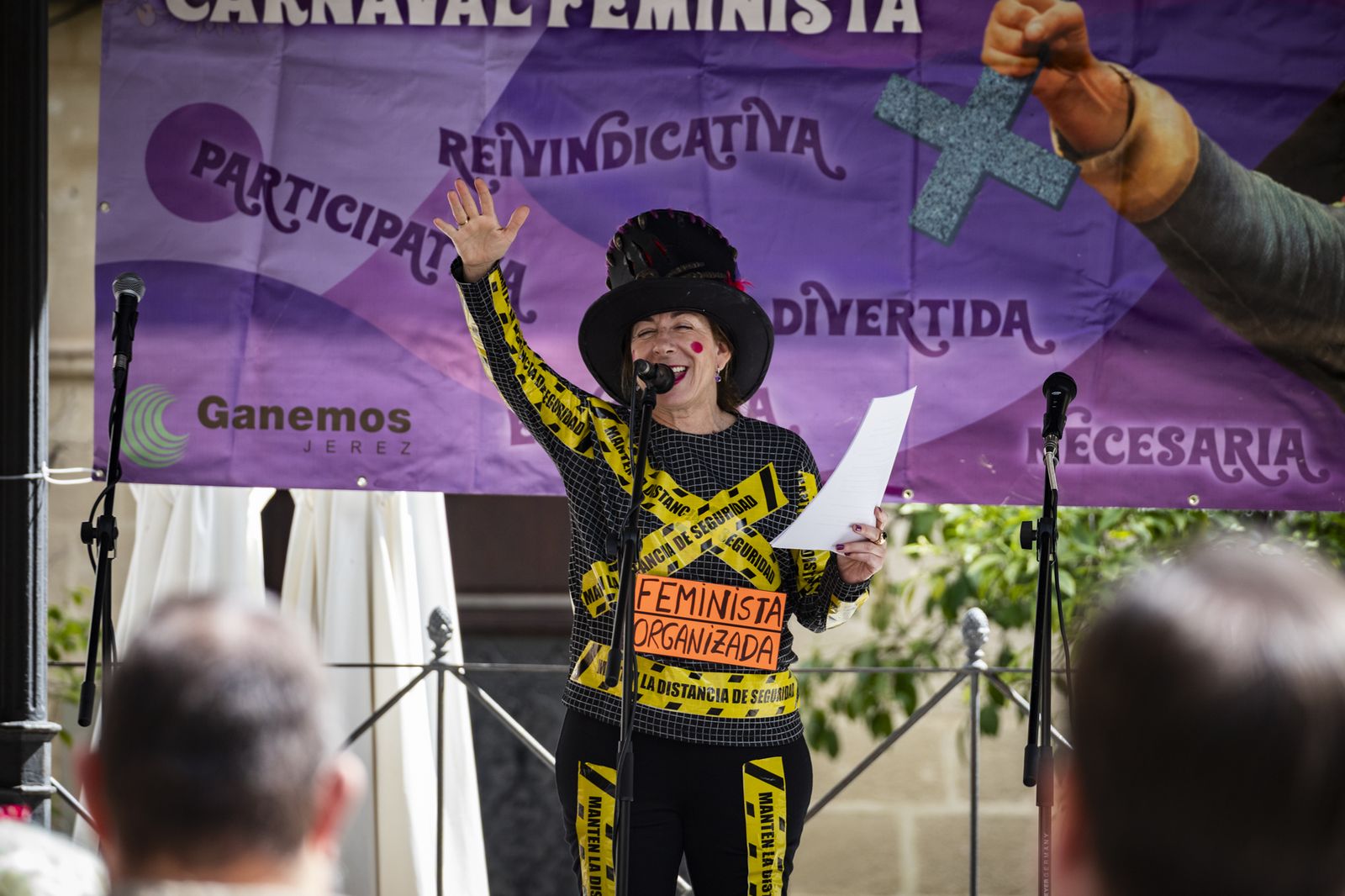 8M en Jerez: Carnaval Feminista en la Plaza del Banco