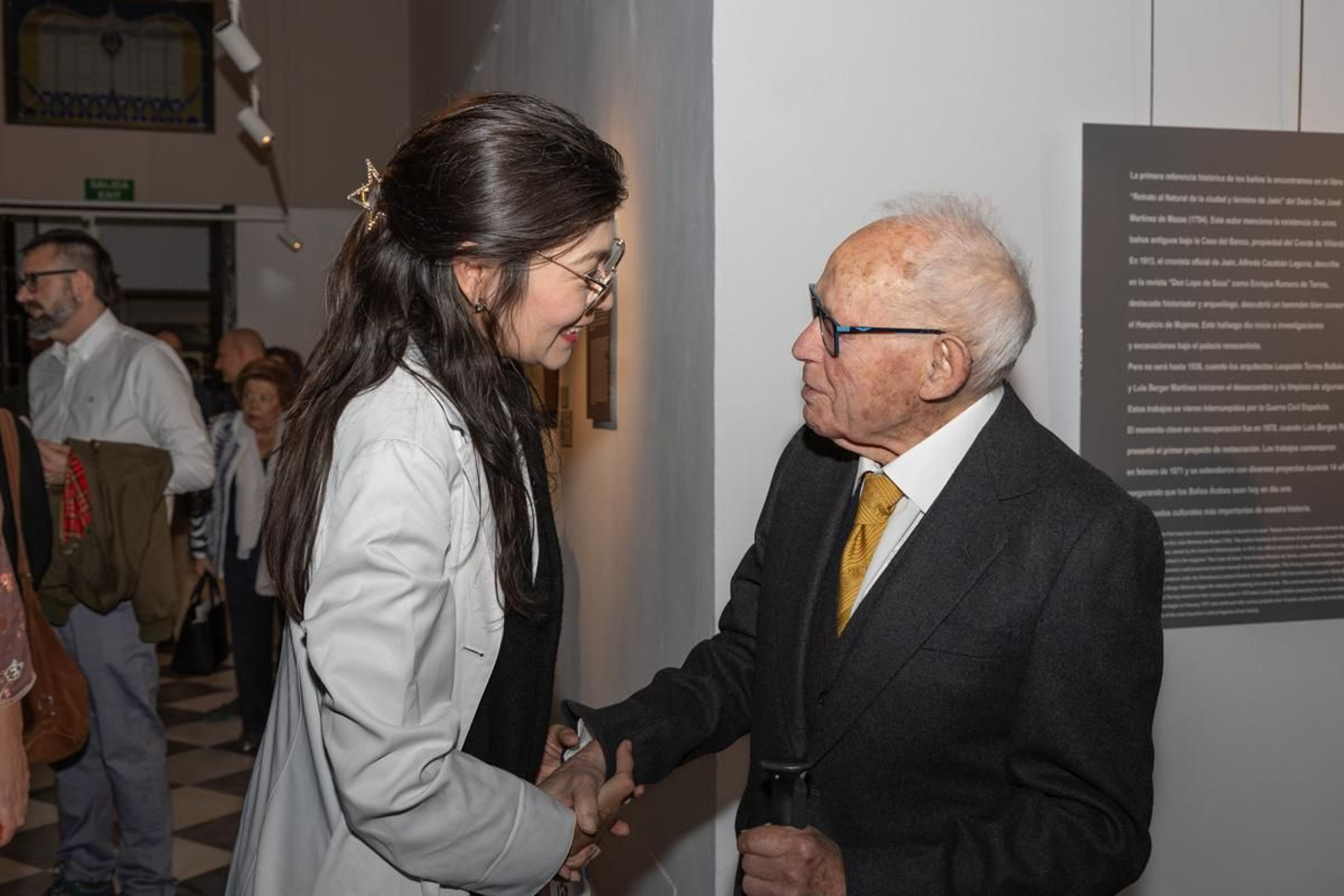 Homenaje a Luis Berges Roldán por el 40 aniversario de premio Europa Nostra a la restauración de los Baños Árabes de Jaén