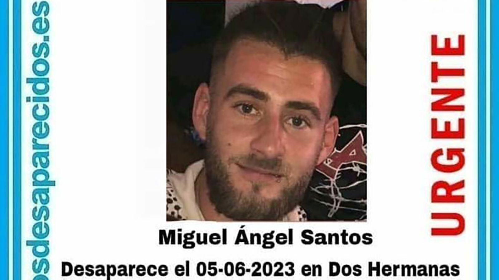 Cartel de búsqueda de Miguel Ángel