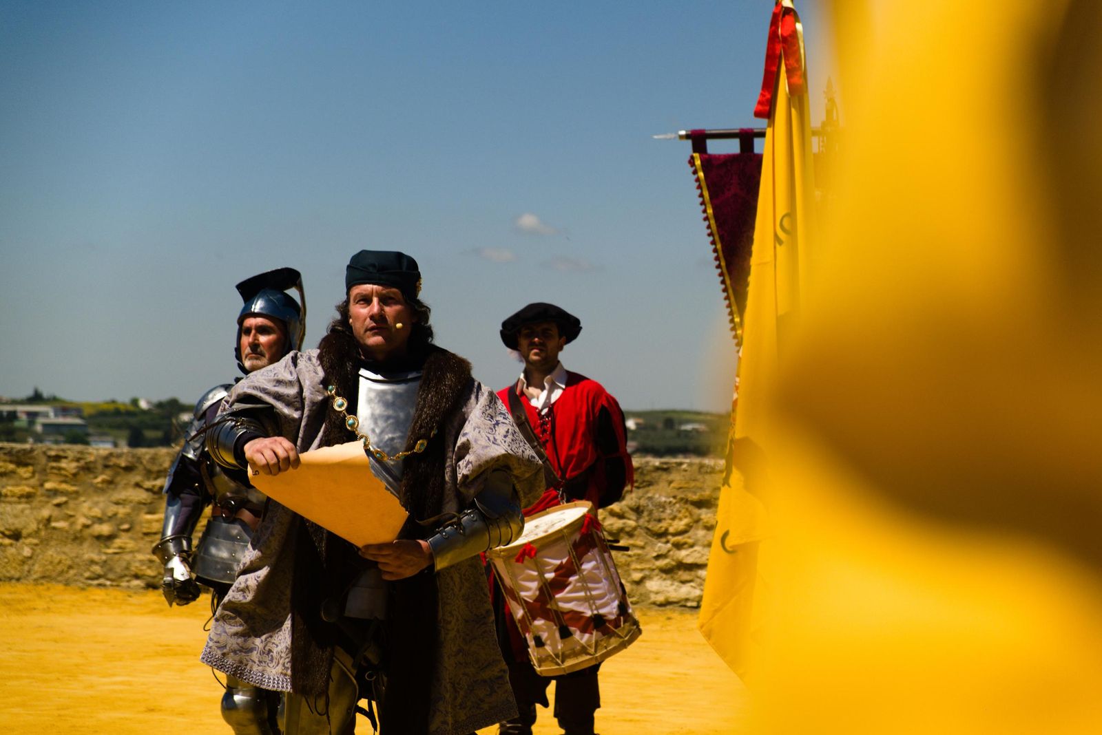 Desfile de recreación histórica sobre el Gran Capitán