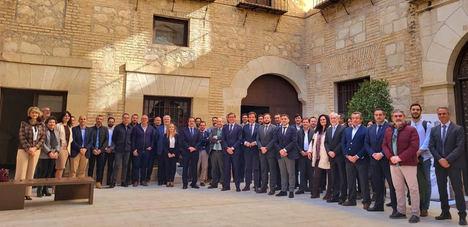 El consejero de Industria, Jorge Paradela, en Lucena.