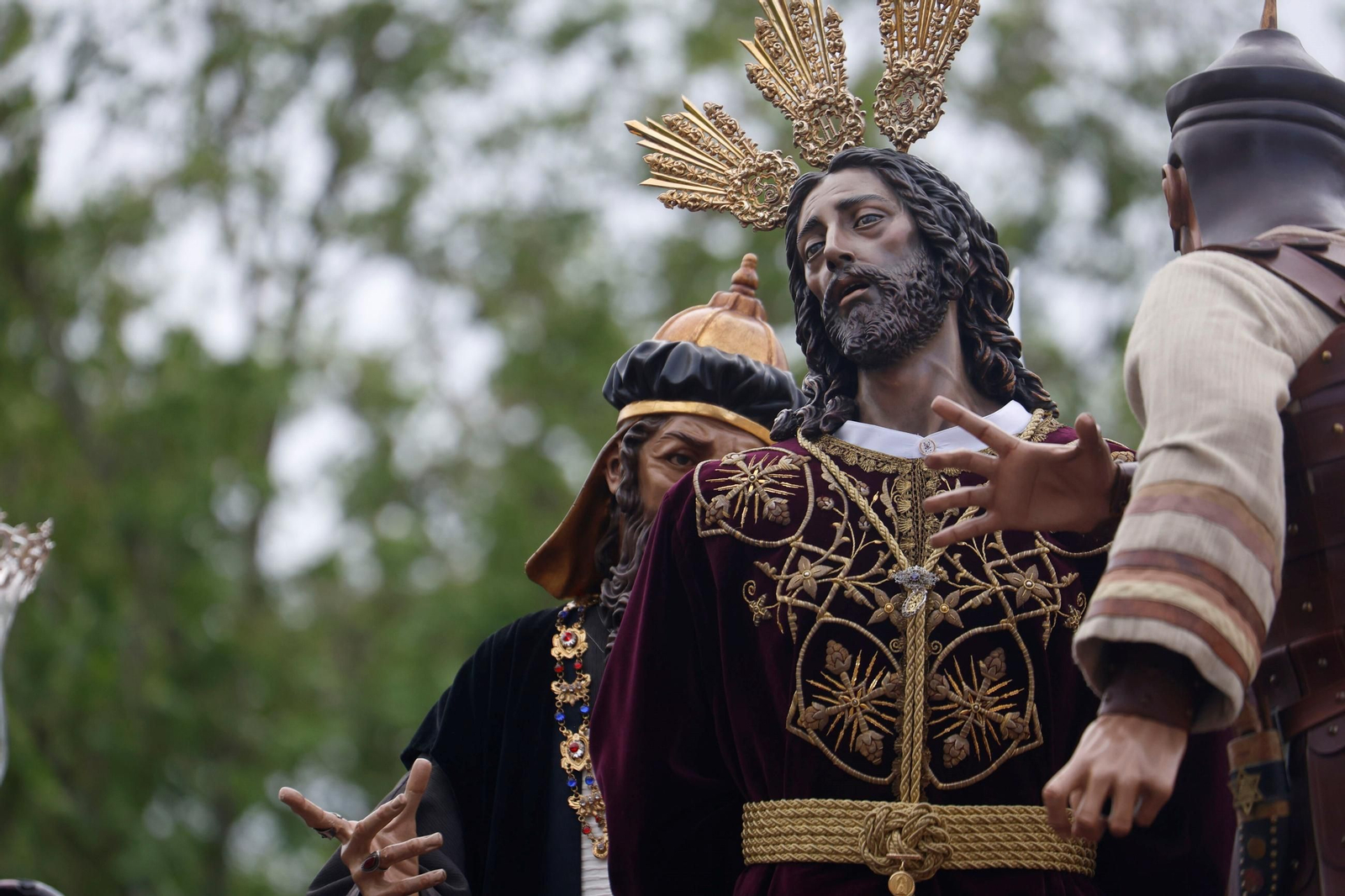 Las imágenes de la hermandad del Perdón  el Miércoles Santo en Córdoba