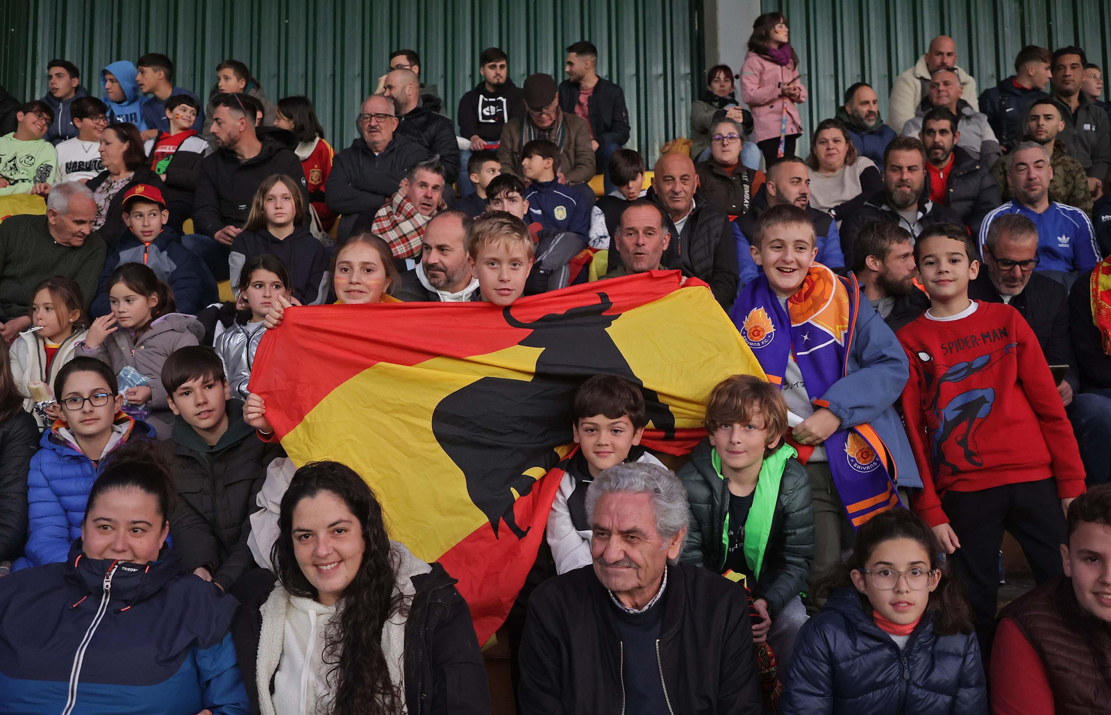 Búscate durante el España - Italia sub-17 celebrado en Los Barrios