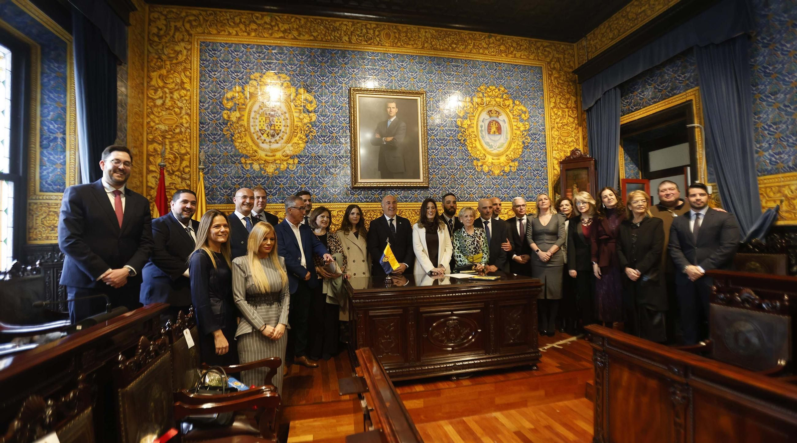 Las fotos del homenaje en Algeciras al inspector jefe de la Policía Nacional Francisco González Suárez