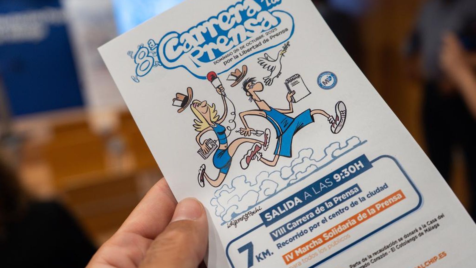 Panfleto sobre la Carrera de la Prensa.