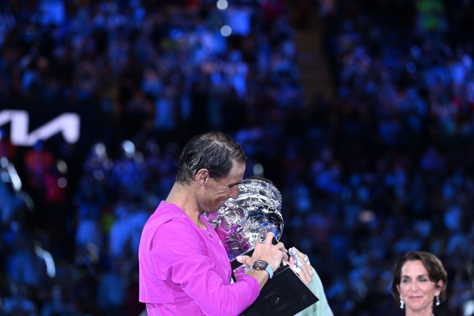 Las imágenes del histórico triunfo de Nadal sobre Medvedev (y 8)