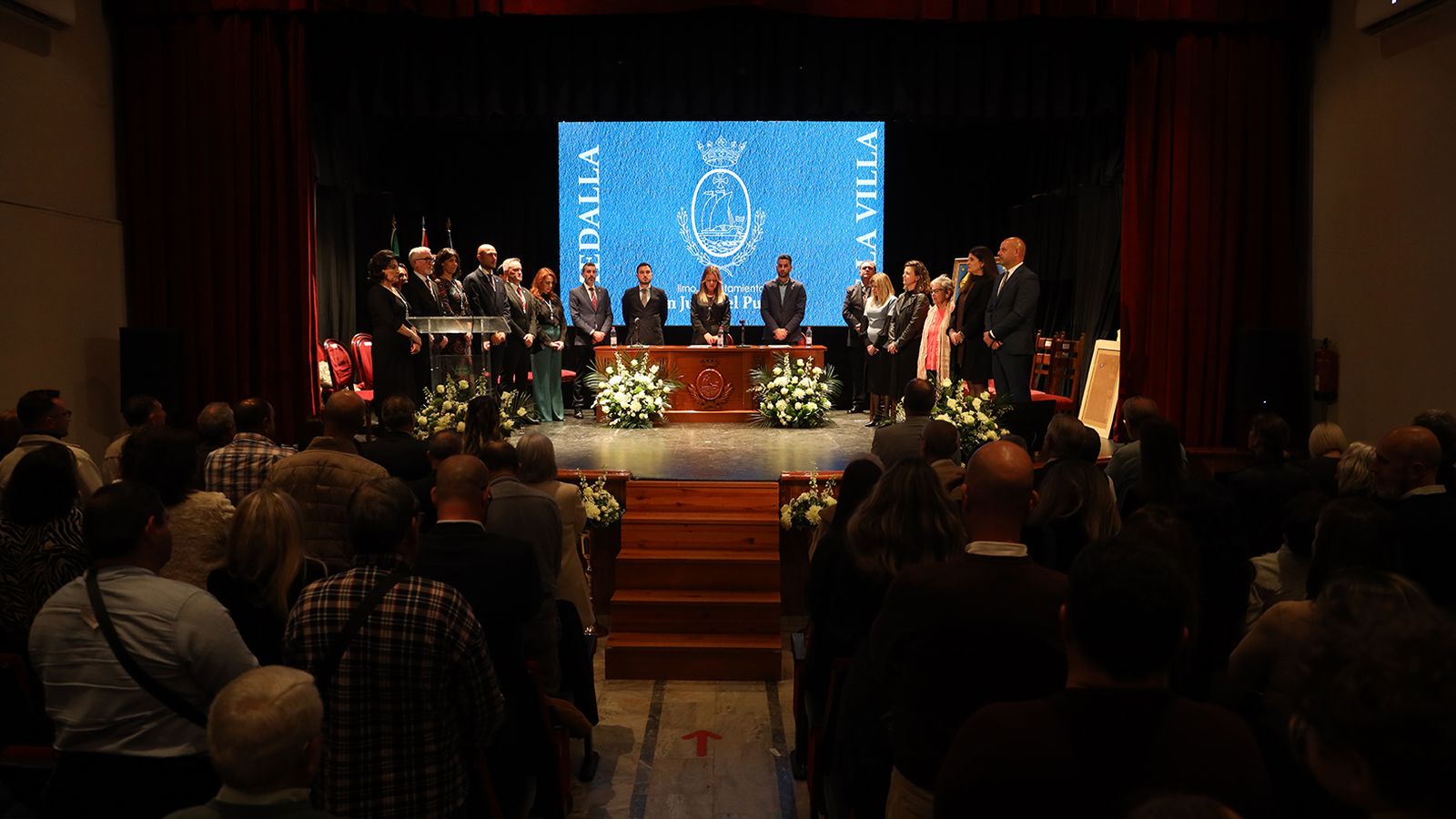 Acto de entrada de las distinciones.